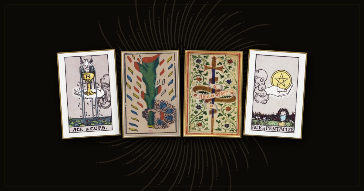 The Four Suits of Tarot: Cups, Wands, Swords, and Pentacles