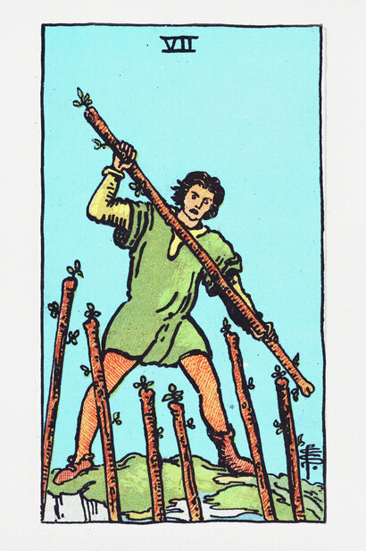 Seven of Wands